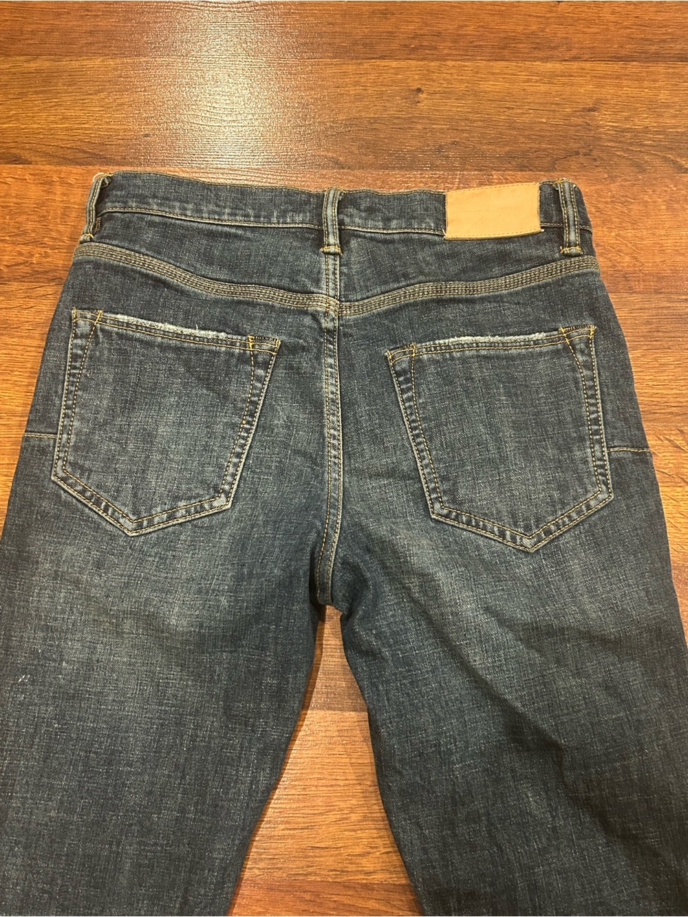 Purple Brand Jeans P004 Flare Distressed Dark Wash 31” Waist - Picture 9 of 10